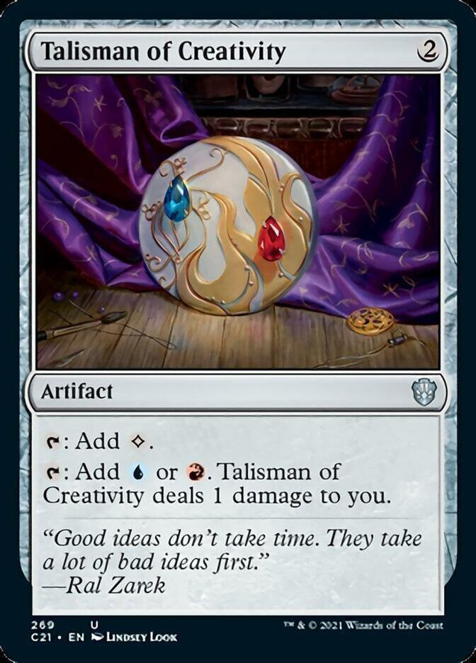 Magic: The Gathering MTG Single Talisman of Creativity [Commander 2021]