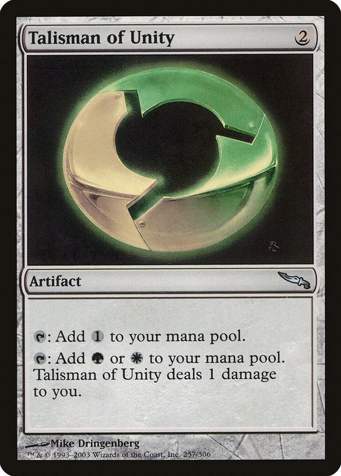 Magic: The Gathering MTG Single Talisman of Unity [Mirrodin]