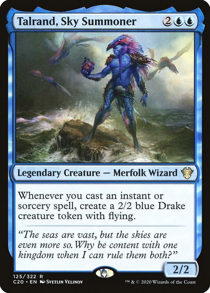 Magic: The Gathering MTG Single Talrand, Sky Summoner [Commander 2020]