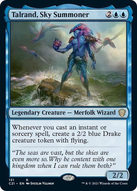Magic: The Gathering MTG Single Talrand, Sky Summoner [Commander 2021]