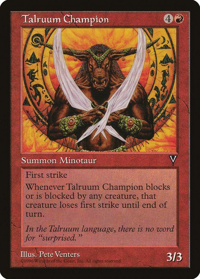 Magic: The Gathering MTG Single Talruum Champion [Visions]