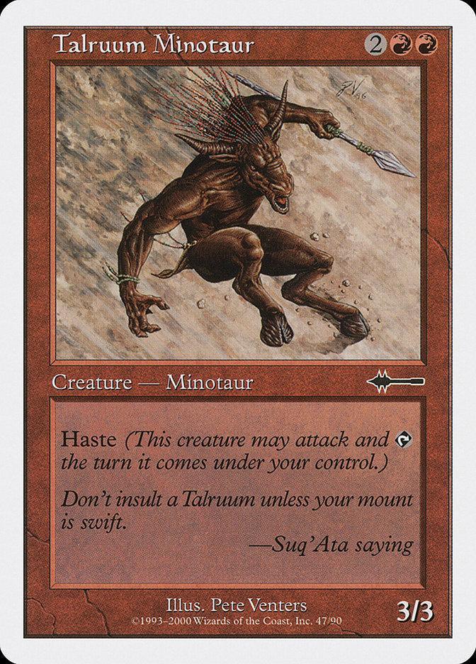 Magic: The Gathering MTG Single Talruum Minotaur [Beatdown Box Set]
