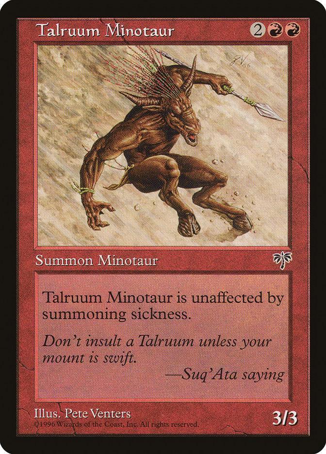 Magic: The Gathering MTG Single Talruum Minotaur [Mirage]