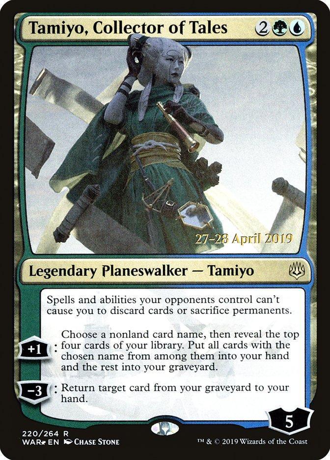 Magic: The Gathering MTG Single Tamiyo, Collector of Tales  [War of the Spark Prerelease Promos]
