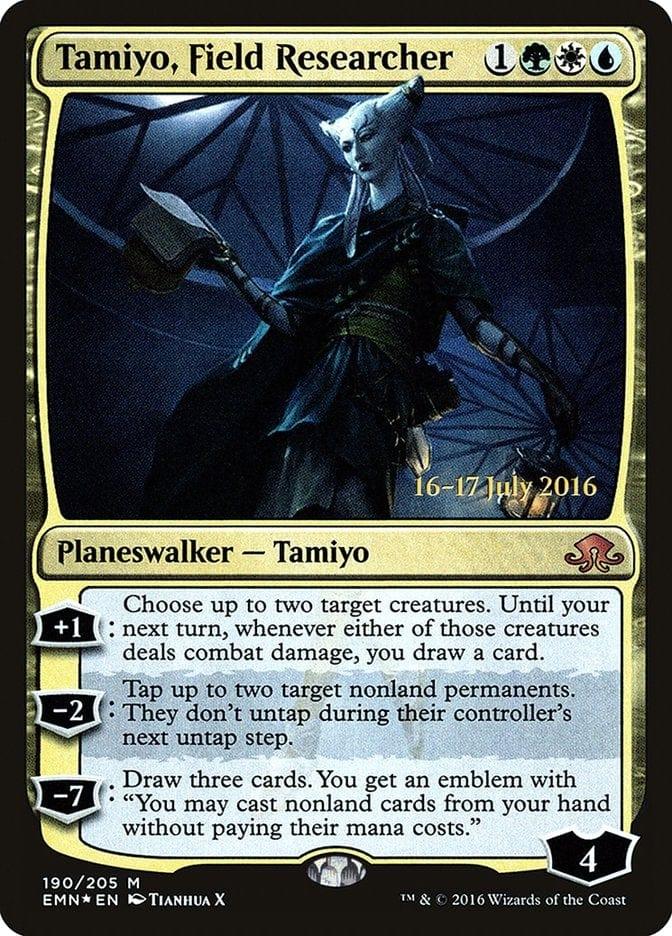 Magic: The Gathering MTG Single Tamiyo, Field Researcher  [Eldritch Moon Prerelease Promos]
