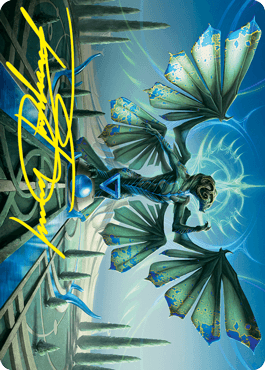 Magic: The Gathering MTG Single Tanazir Quandrix Art Card (Gold-Stamped Signature) [Strixhaven: School of Mages Art Series]