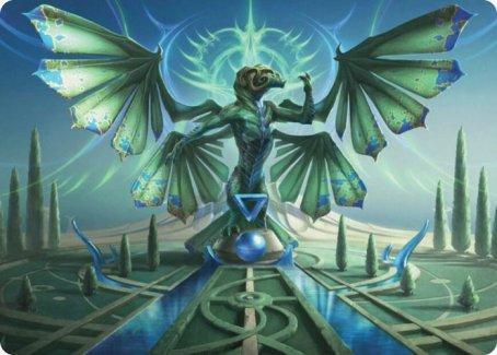Magic: The Gathering MTG Single Tanazir Quandrix Art Card [Strixhaven: School of Mages Art Series]
