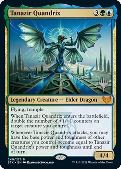 Magic: The Gathering MTG Single Tanazir Quandrix (Promo Pack) [Strixhaven: School of Mages Promos]