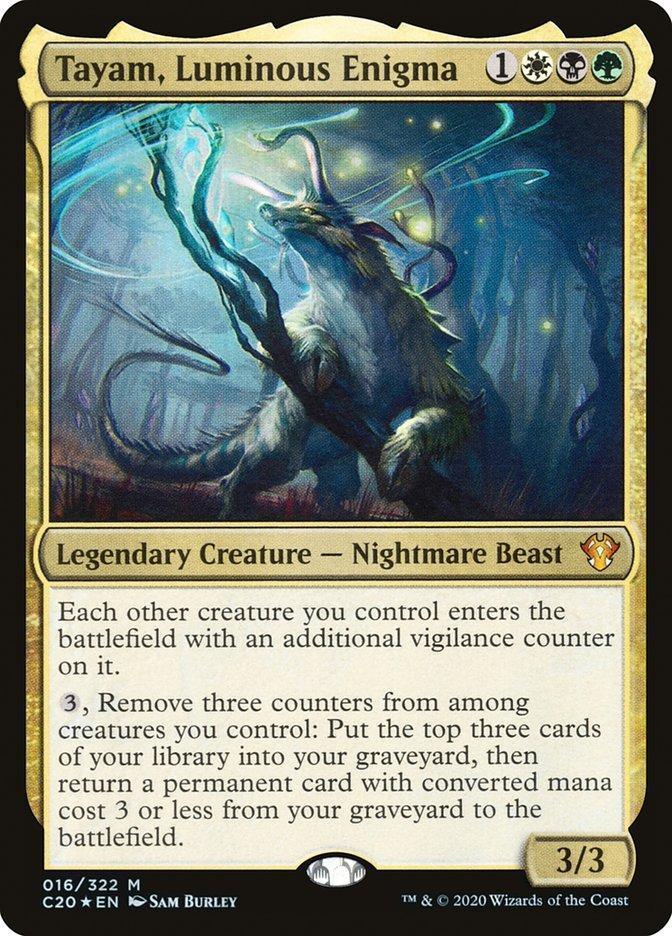 Magic: The Gathering MTG Single Tayam, Luminous Enigma [Commander 2020]