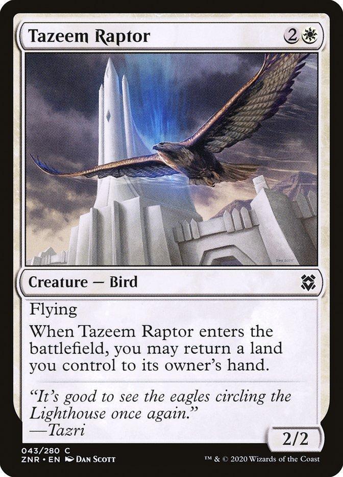 Magic: The Gathering MTG Single Tazeem Raptor [Zendikar Rising]