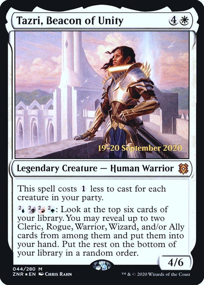 Magic: The Gathering MTG Single Tazri, Beacon of Unity [Zendikar Rising Prerelease Promos]
