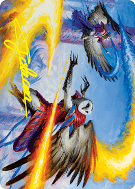 Magic: The Gathering MTG Single Teach by Example Art Card (Gold-Stamped Signature) [Strixhaven: School of Mages Art Series]