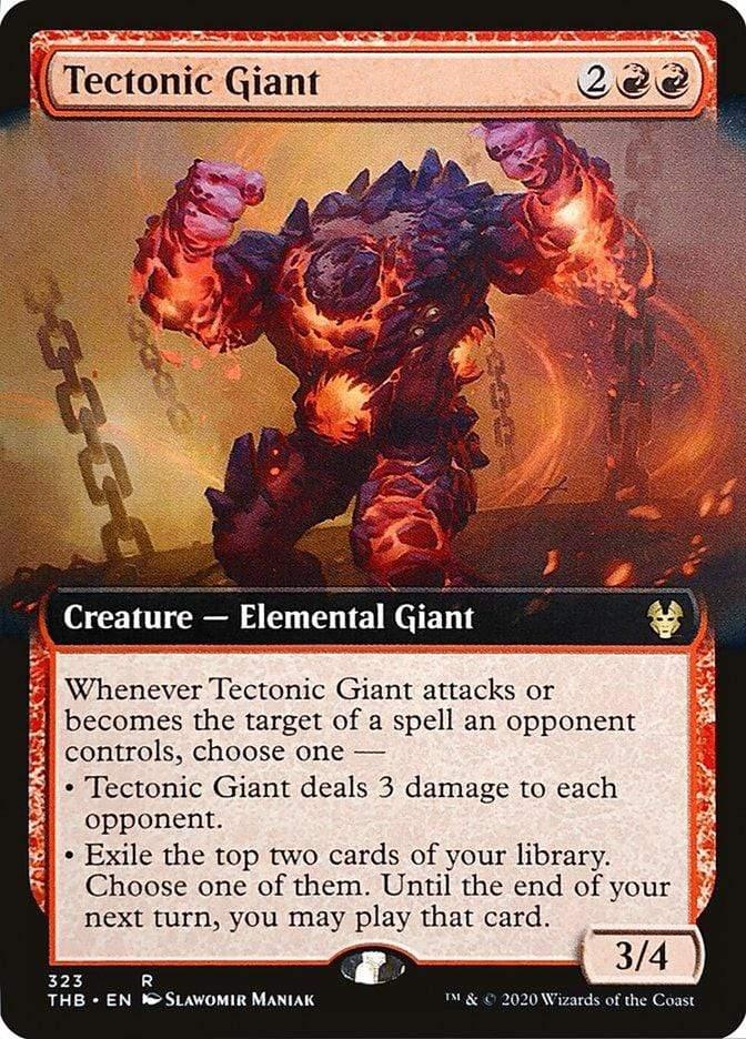 Magic: The Gathering MTG Single Tectonic Giant (Extended) [Theros Beyond Death]