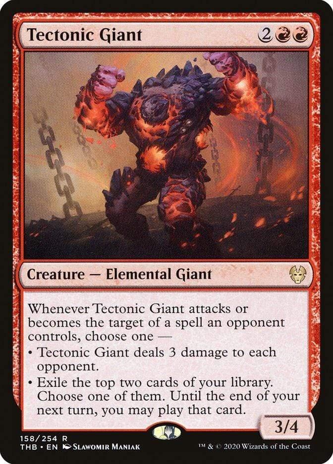 Magic: The Gathering MTG Single Tectonic Giant [Theros Beyond Death]