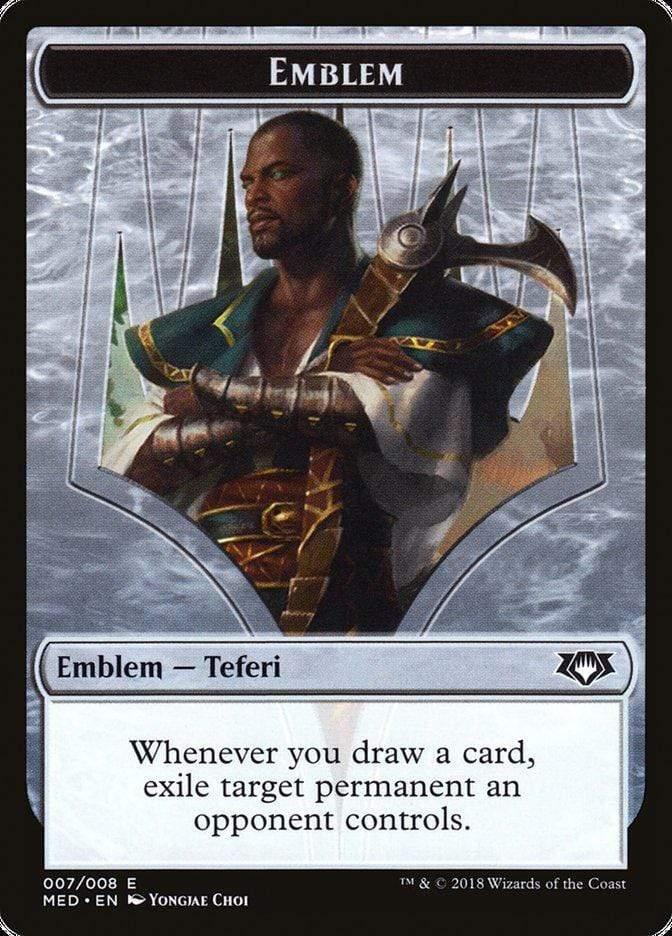 Magic: The Gathering MTG Single Teferi, Hero of Dominaria Emblem [Mythic Edition Tokens]