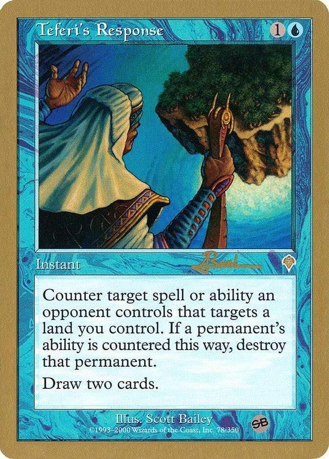 Magic: The Gathering MTG Single Teferi's Response [World Championship Decks 2001]