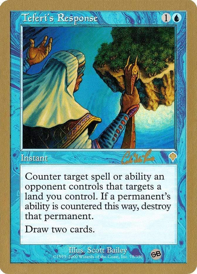 Magic: The Gathering MTG Single Teferi's Response [World Championship Decks 2002]