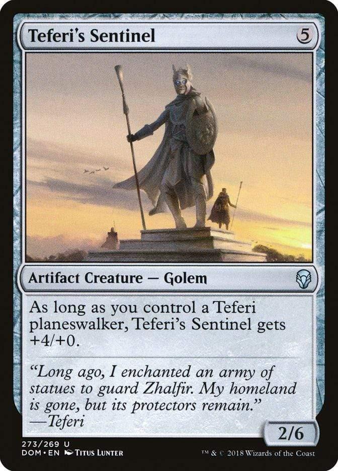 Magic: The Gathering MTG Single Teferi's Sentinel [Dominaria]