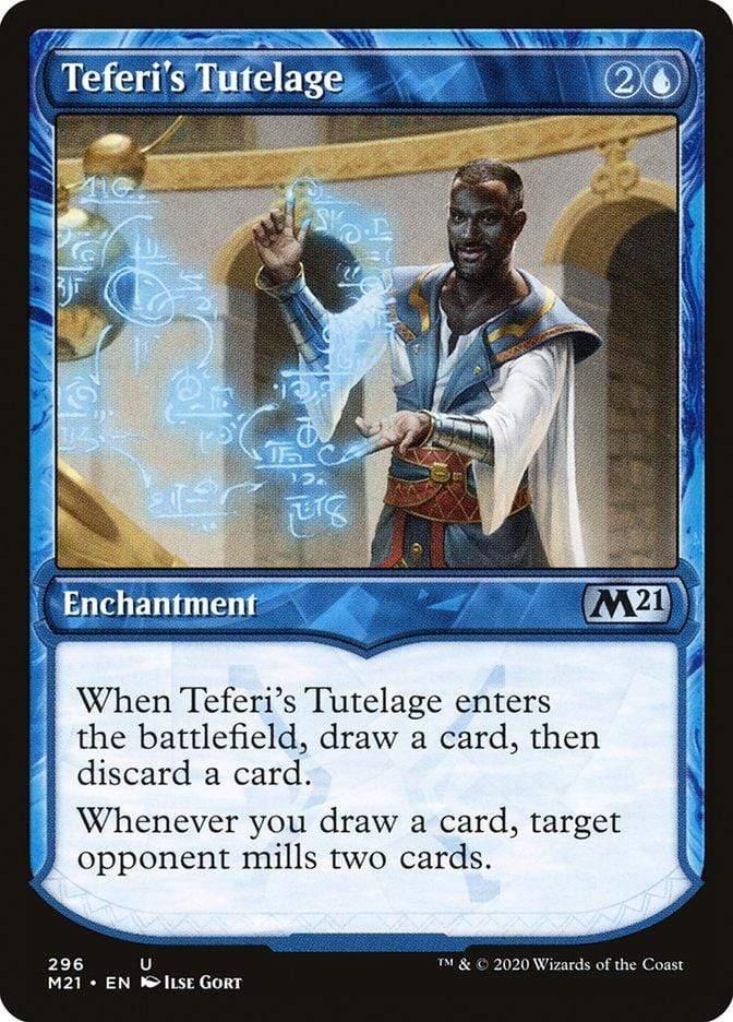 Magic: The Gathering MTG Single Teferi's Tutelage (Showcase) [Core Set 2021]
