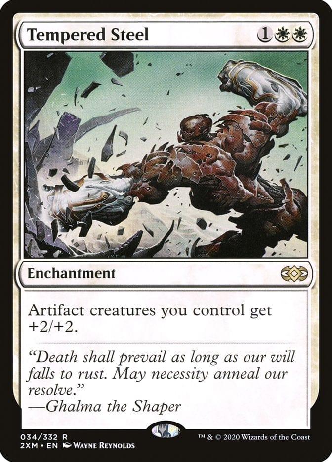 Magic: The Gathering MTG Single Tempered Steel [Double Masters]