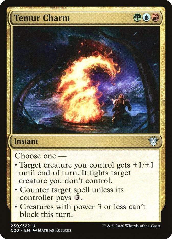 Magic: The Gathering MTG Single Temur Charm [Commander 2020]