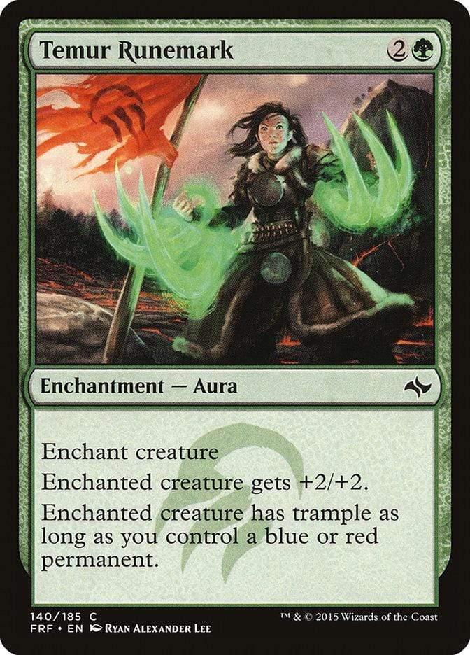 Magic: The Gathering MTG Single Temur Runemark [Fate Reforged]