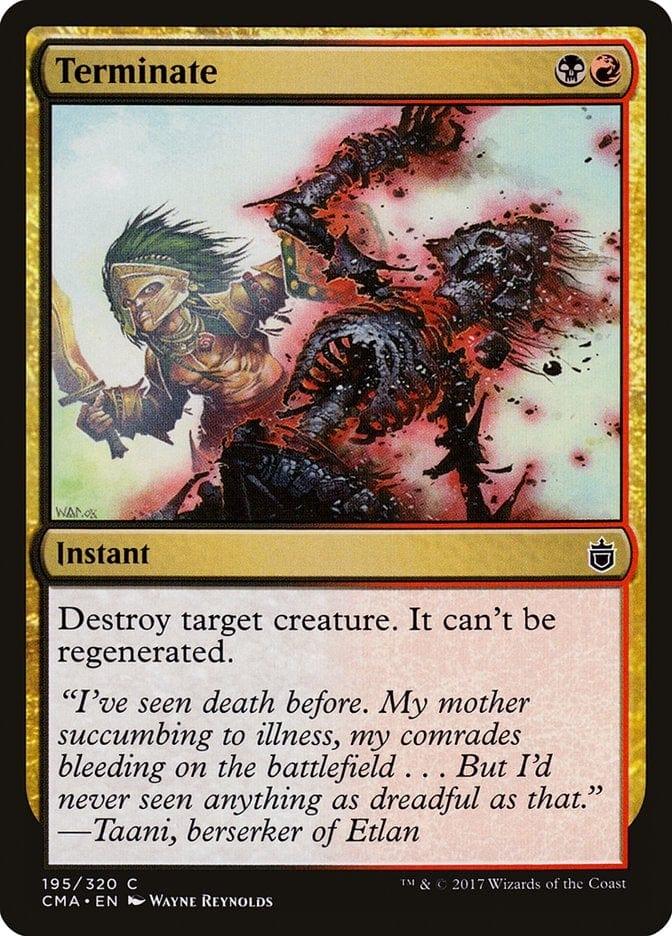 Magic: The Gathering MTG Single Terminate [Commander Anthology]