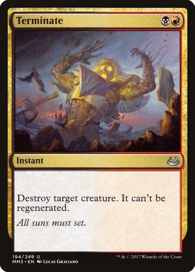 Magic: The Gathering MTG Single Terminate [Modern Masters 2017]