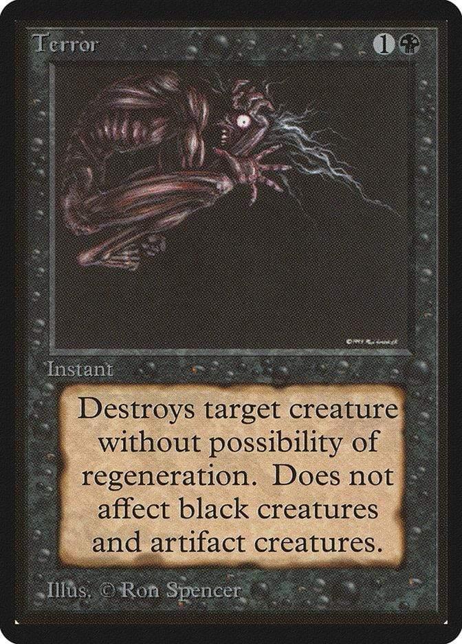 Magic: The Gathering MTG Single Terror [Limited Edition Beta]