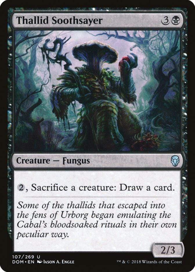 Magic: The Gathering MTG Single Thallid Soothsayer [Dominaria]
