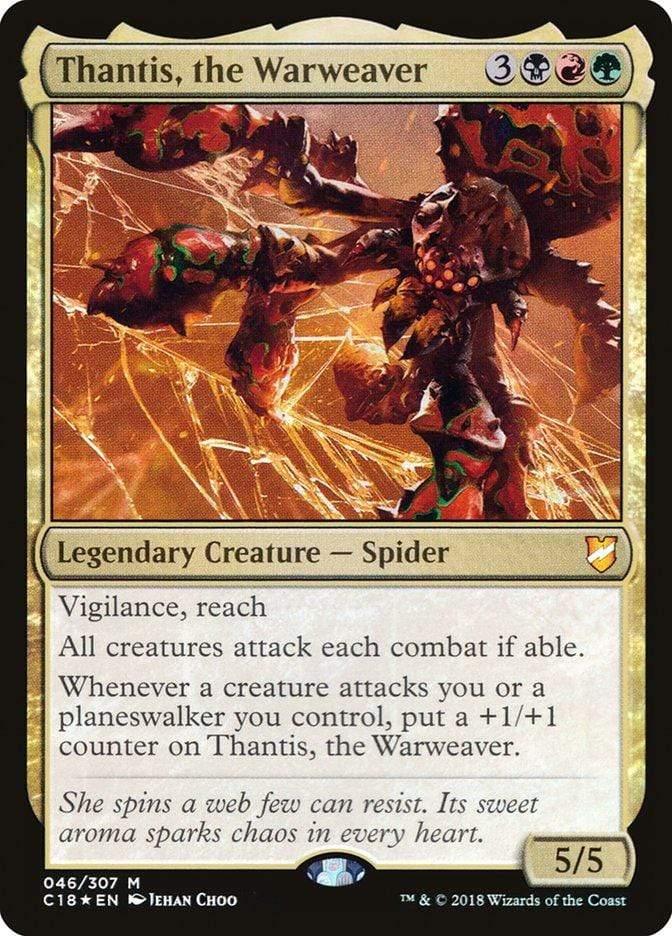 Magic: The Gathering MTG Single Thantis, the Warweaver [Commander 2018]