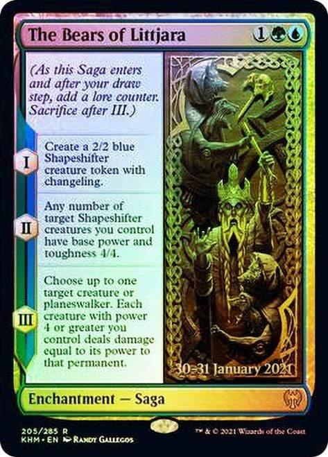 Magic: The Gathering MTG Single The Bears of Littjara [Kaldheim Prerelease Promos]