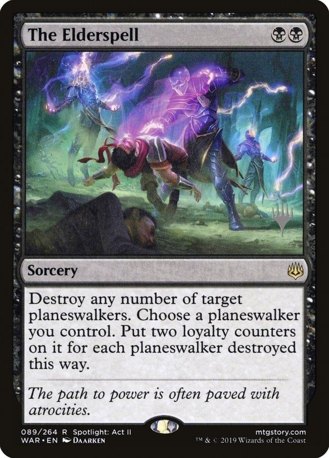 Magic: The Gathering MTG Single The Elderspell (Promo Pack) [War of the Spark Promos]