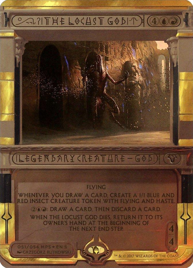Magic: The Gathering MTG Single The Locust God (Invocation) [Amonkhet Invocations]