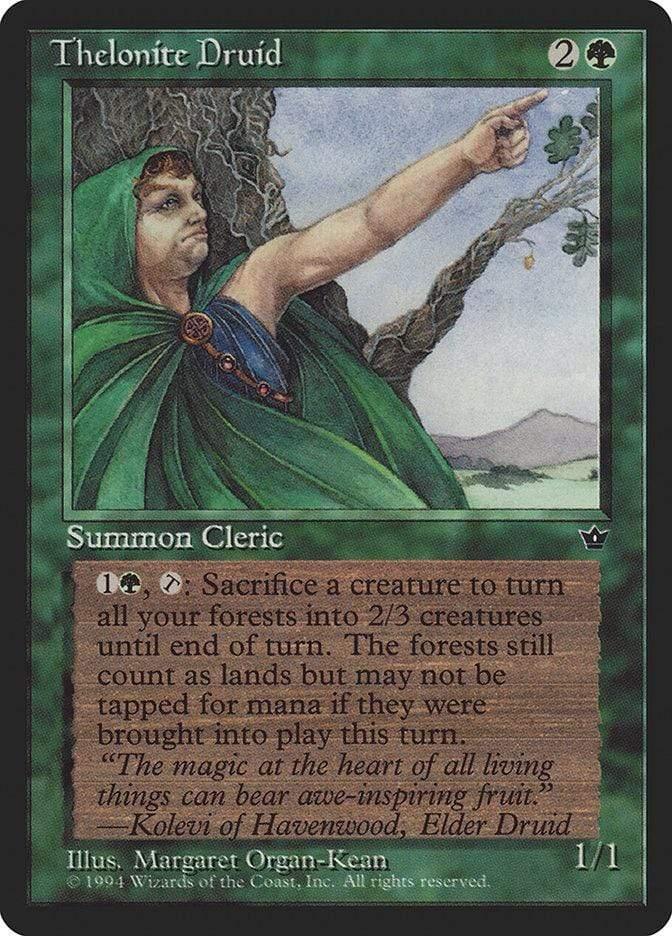 Magic: The Gathering MTG Single Thelonite Druid [Fallen Empires]