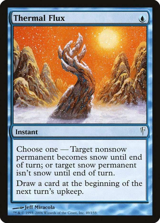 Magic: The Gathering MTG Single Thermal Flux [Coldsnap]