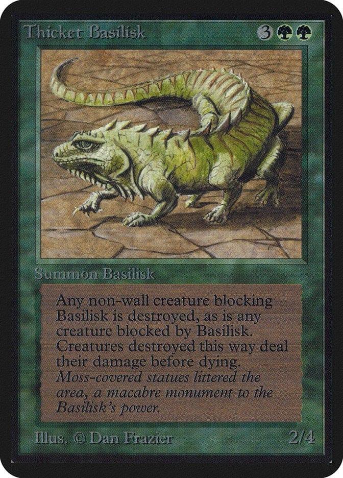Magic: The Gathering MTG Single Thicket Basilisk [Limited Edition Alpha]