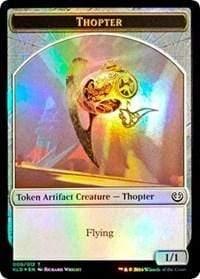 Magic: The Gathering MTG Single Thopter // Servo Double-sided Token [League Promos]