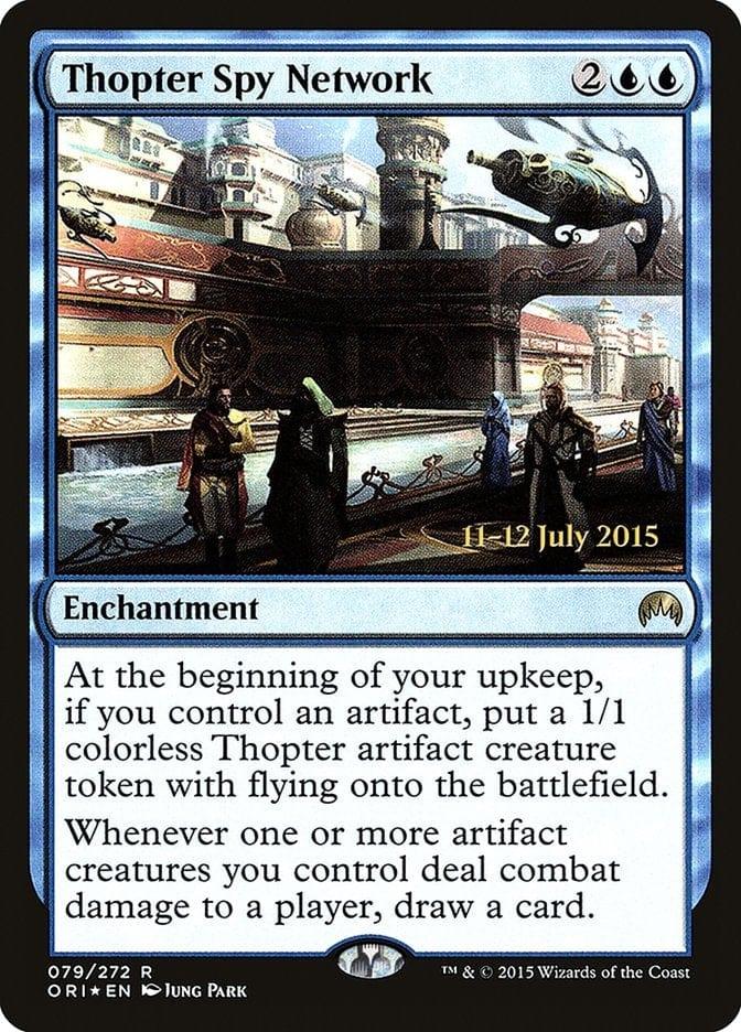 Magic: The Gathering MTG Single Thopter Spy Network [Magic Origins Prerelease Promos]