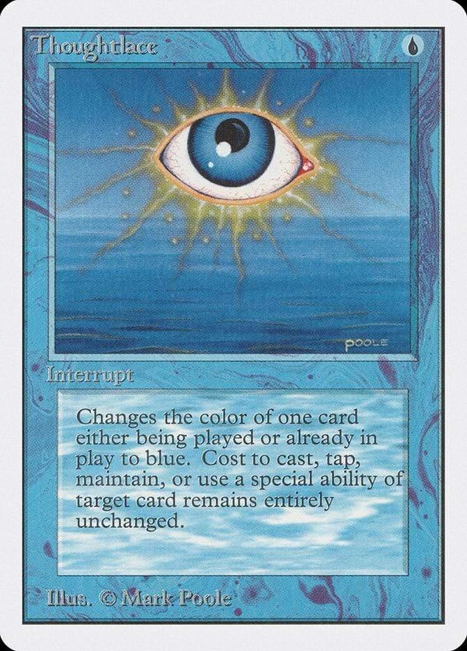 Magic: The Gathering MTG Single Thoughtlace [Unlimited Edition]