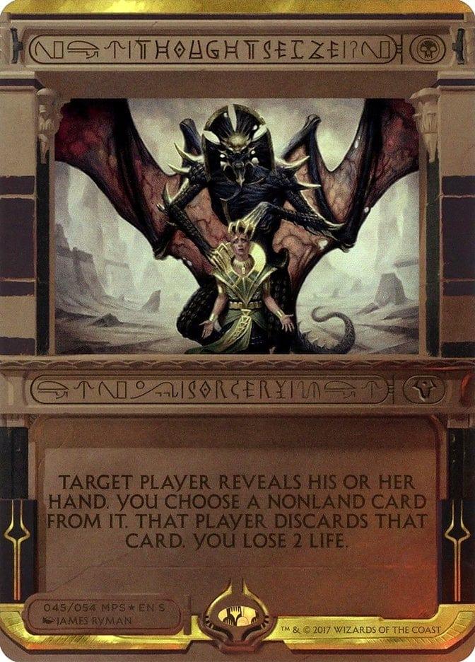 Magic: The Gathering MTG Single Thoughtseize (Invocation) [Amonkhet Invocations]