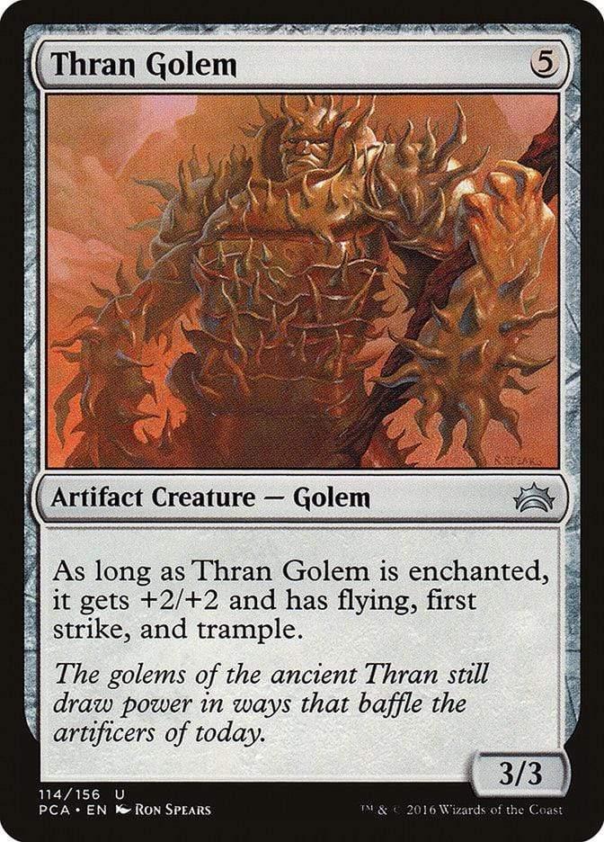 Magic: The Gathering MTG Single Thran Golem [Planechase Anthology]