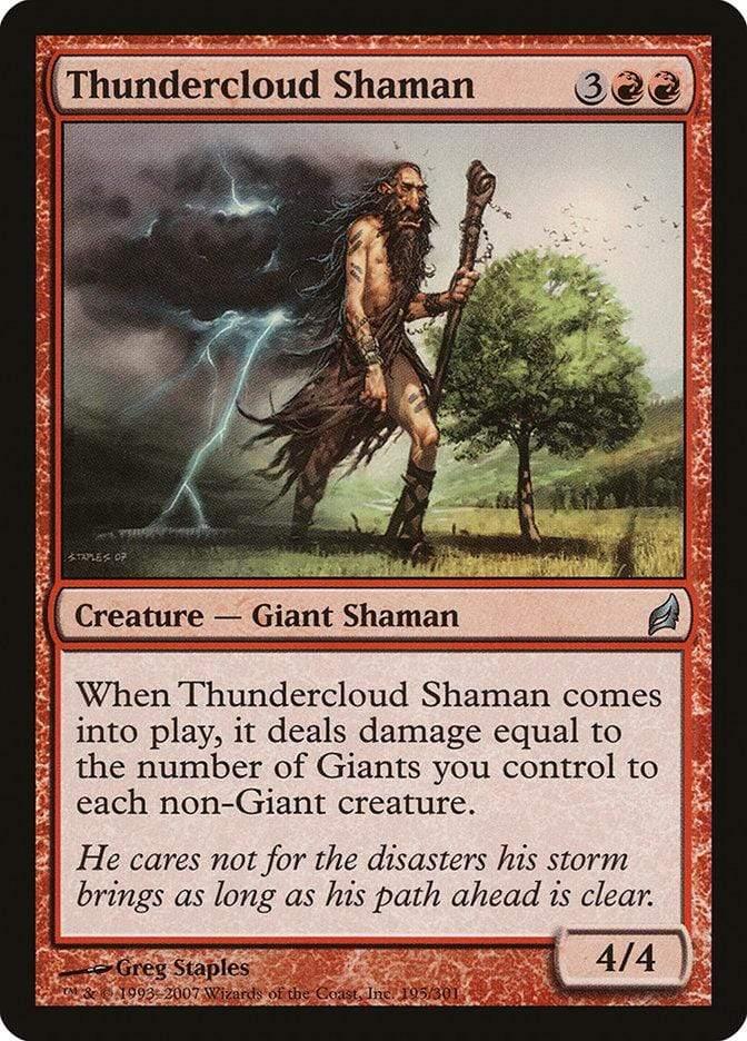 Magic: The Gathering MTG Single Thundercloud Shaman [Lorwyn]