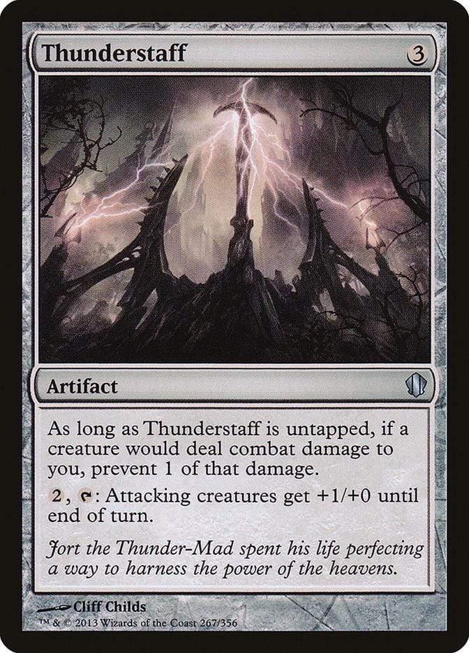 Magic: The Gathering MTG Single Thunderstaff [Commander 2013]