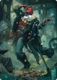 Magic: The Gathering MTG Single Tibalt, Cosmic Impostor Art Card [Kaldheim: Art Series]