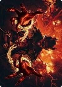 Magic: The Gathering MTG Single Tibalt's Trickery Art Card [Kaldheim: Art Series]