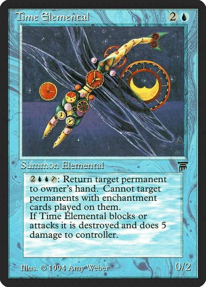 Magic: The Gathering MTG Single Time Elemental [Legends]