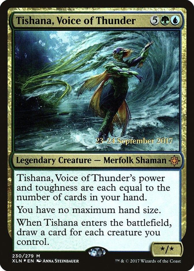 Magic: The Gathering MTG Single Tishana, Voice of Thunder  [Ixalan Prerelease Promos]