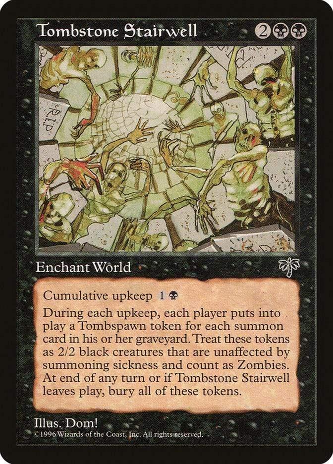 Magic: The Gathering MTG Single Tombstone Stairwell [Mirage]