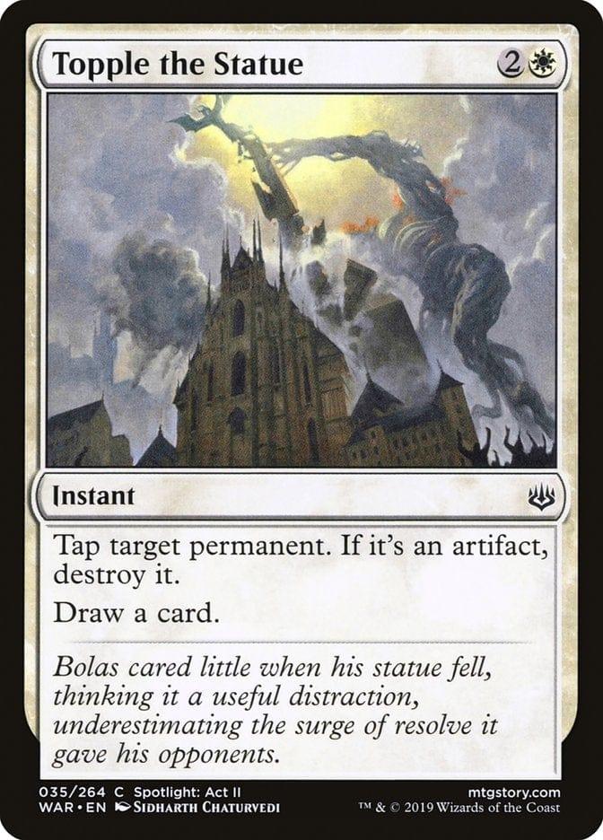Magic: The Gathering MTG Single Topple the Statue [War of the Spark]